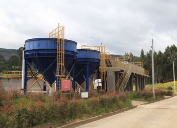 FOTOGRAFÍA PLANTA DE AGUAS RESIDUALES (PTAR) EN BOYACÁ.