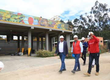 FOTOGRAFÍA VICEMINISTRO DE AGUA Y SANEAMIENTO BÁSICO EDWARD LIBREROS, EN VISITA TÉCNICA A PLANTA DE AGUAS RESIDUALES (PTAR) EN BOYACÁ.
