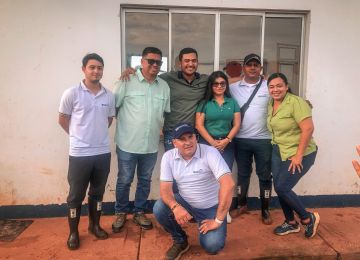 Alcalde de Puerto Carreño y viceministro de Agua en el recorrido por el relleno sanitario ‘El Merey’