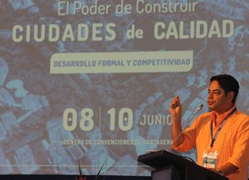 Con llamado a una politica de vivienda sostenible Viceministro Herrera instalo el Congreso de Camacol 2016