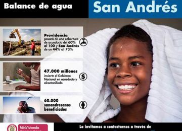 Inversiones por $47.000 millones para acueductos y alcantarillados benefician a 60.000 habitantes de San Andrés, Providencia y Santa Catalina