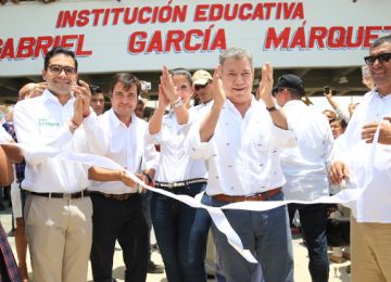 Gobierno Nacional inauguro megacolegio que beneficiara a 1200 ninos en Cartagena