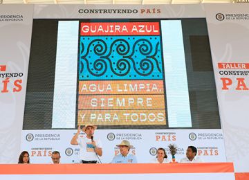 Guajira Azul el plan del Gobierno Nacional para llevar agua al departamento