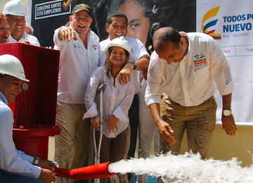 Con mas agua potable y de calidad llego el Gobierno Nacional a Magangue