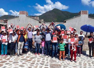 Minvivienda cumplio con la entrega de viviendas gratis en Pisba Boyaca