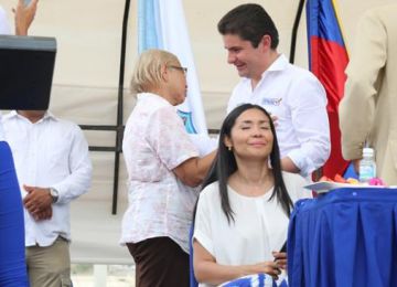 Minvivienda anuncia seis pozos mas para Santa Marta durante inauguracion de colector pluvial Bastidas