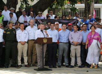 Fenómeno de El Niño pasó de moderado a fuerte, Presidente Santos hace llamado a los colombianos para ahorrar agua