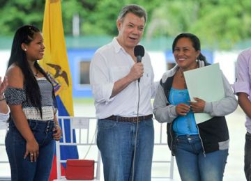 Las viviendas gratis del Gobierno llegaron hoy por primera vez al Amazonas