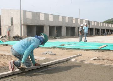 Los programas de vivienda del gobierno nacional llevaron al país a alcanzar el mayor nivel en producción de cemento en la historia del país