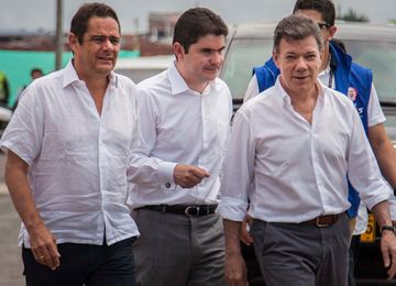 Presidente Santos exalta labor de Vargas Lleras y nombra como nuevo Ministro a Luis Felipe Henao Cardona