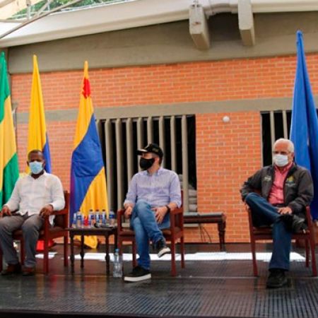 Acto de entrega oficial Planta de Tratamiento Palacé en Popayán. Foto: Sharon Durán MVCT.