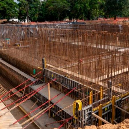 Obras del Acueducto Metropolitano Franciso de Paula Santander, en Norte de Santander. Foto: cortesía Gobernación Norte de Santander