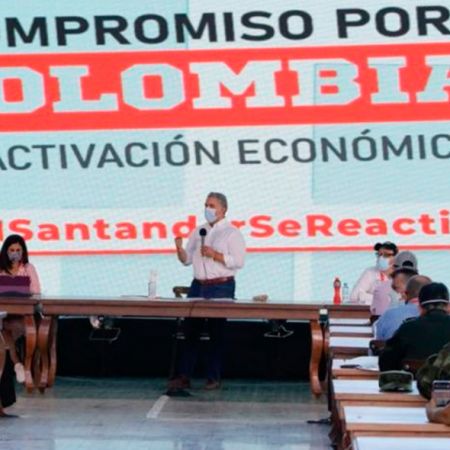 El presidente Iván Duque lideró el diálogo social Compromiso por Colombia en Ocaña, Norte de Santander. Foto: cortesía Presidencia de la República