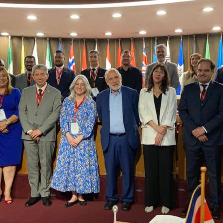 Ministra de Vivienda participa en XXXI asamblea de MINURVI en Chile. Foto: cortesía ECLAC - prensa sede Cepal