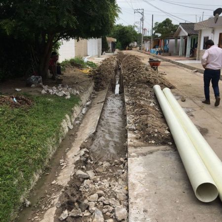 Obras Baranora, Atlántico. Foto: Dirección de Infraestructura. MVCT.