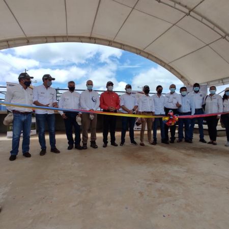Corte de cinta obras Tame, Arauca. Foto: Viceministerio de Agua (MVCT)
