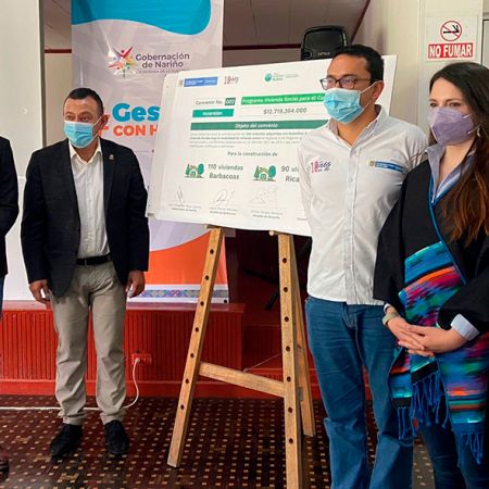 Firma convenio para construcción de 200 viviendas rurales en el departamento de Nariño (MVCT)