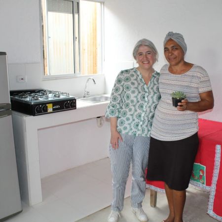 Entrega de primeras casas a familias campesinas en zona rural del departamento de Cesar. Foto: Dania Asprilla (MVCT)