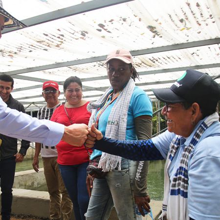 Con la obra, que beneficiará a más de 4.300 habitantes del municipio, se amplía la cobertura de 0 % a 100 %. Foto: Sharon Durán (MVCT).