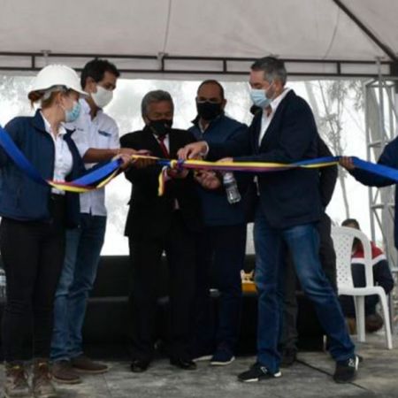 Acto de entrega de obras de optimización en el relleno La Cortada. Foto: Jonathan Sarmiento - Gobernación de Norte de Santander.