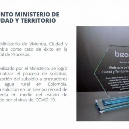 Jornada virtual de entrega de dicho reconocimiento.