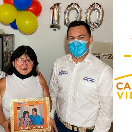 En Itagüí, Antioquia, 100 familias ya se benefician con mejoramientos de vivienda. Foto: Cortesía VIVA - Antioquia
