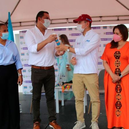 Es un nuevo comienzo para el departamento de La Guajira en materia institucional y un punto de inflexión para su desarrollo, dijo el Ministro de Vivienda. Foto: Sharon Durán (MVCT)