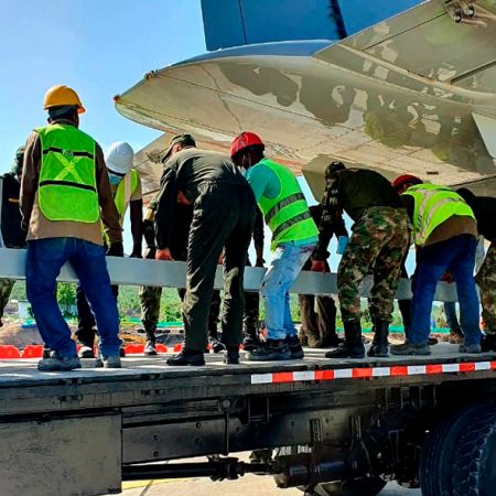 Descargue de la planta desalinizadora en Providencia. Foto: Dirección de Política y Regulación (MVCT)