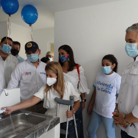 La continuidad del servicio de agua potable, otra de las tareas que está cumpliendo el Gobierno Nacional en el departamento del Atlántico. Foto: René Valenzuela (MVCT)