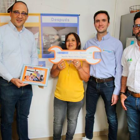 Hogares beneficiados con mejoramiento de vivienda en Itagüí - Antioquia. Foto: Sharon Duran (MVCT)