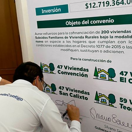 El convenio impulsará la generación de 200 empleos directos y 400 indirectos. Foto: Prensa MVCT