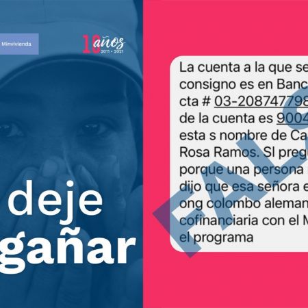 Se hace el llamado para que no se dejen engañar por presuntos estafadores que envían documentación falsa. Foto: archivo MVCT