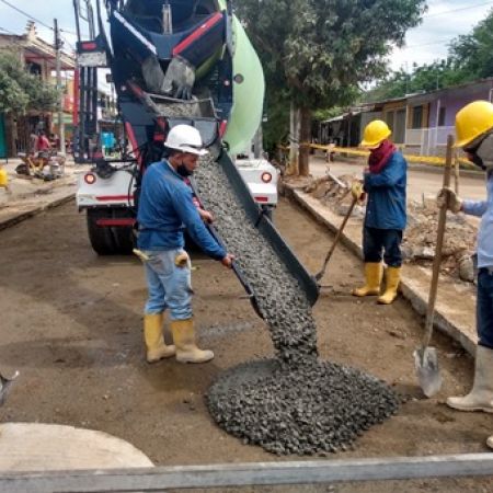 Así avanzan las obras de Compromiso por Colombia en el sector de agua y saneamiento en el Huila. Foto: Dirección de Infraestructura. (MVCT)
