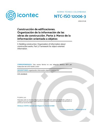 NTC-ISO 12006-3:2022