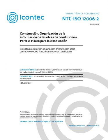 NTC-ISO 12006-2:2021