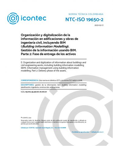 NTC-ISO 19650-2:2021