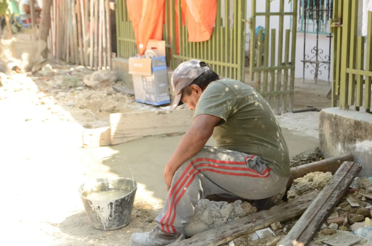 FOTOGRAFÍA, MEJORAMIENTO DE VIVIENDA EN EJECUCIÓN