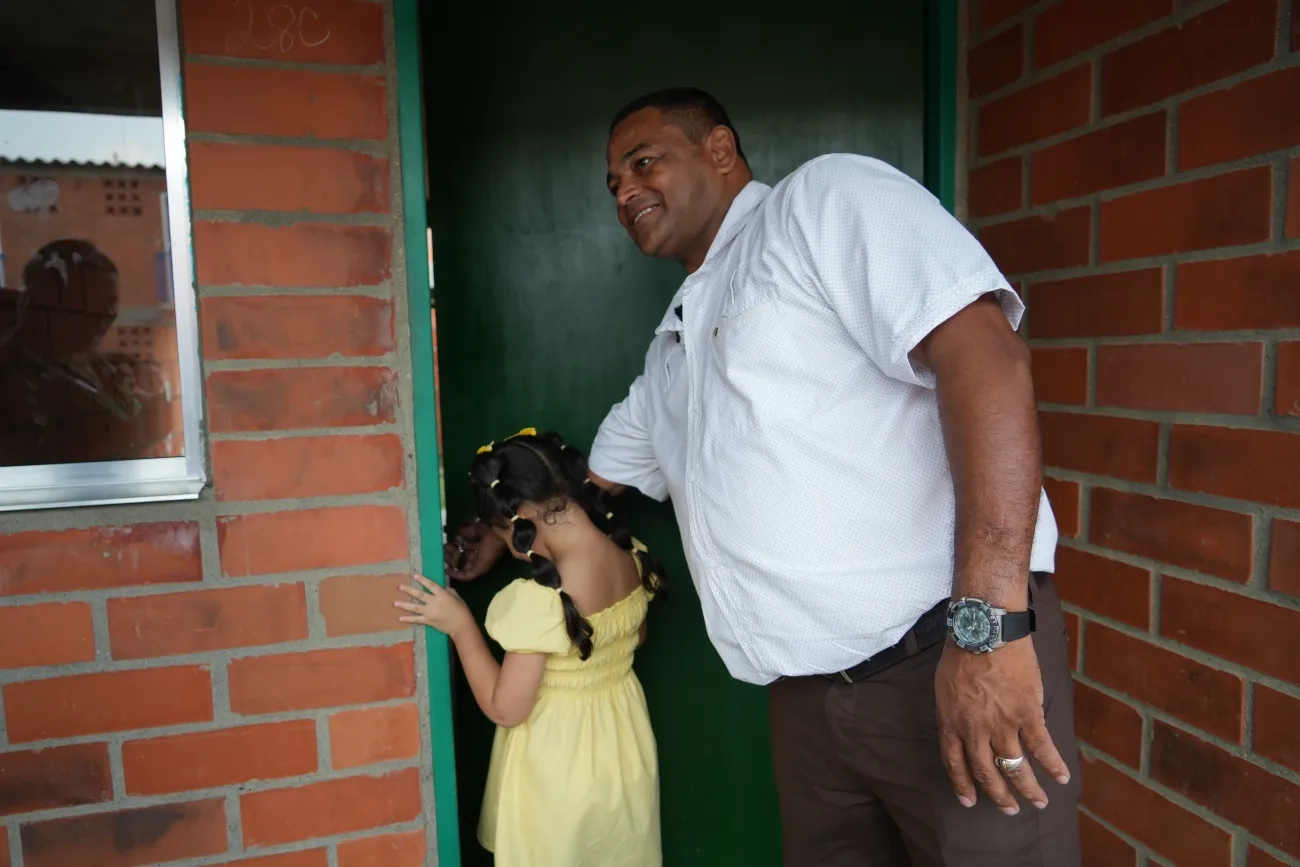 FOTOGRAFÍA FAMILIA BENEFICIARIA PROYECTO VIP