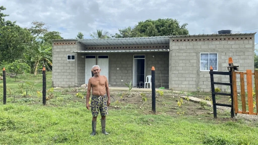 FOTOGRAFÍA GESTION DEL GOBIERNO DEL CAMBIO EN VIVIENDA RURAL