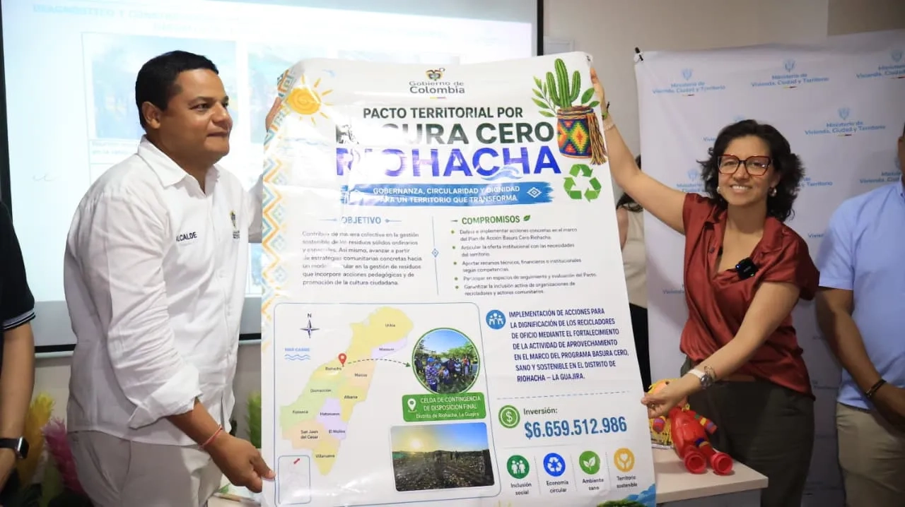 FOTOGRAFÍA COMUNICADO PACTO TERRITORIAL BASURA CERO, LA GUAJIRA 03