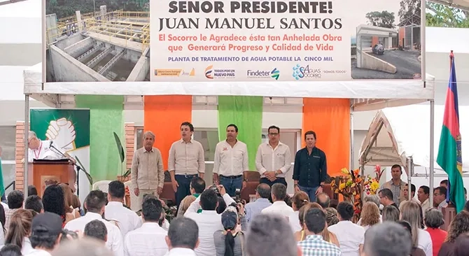 63501 millones para obras de agua y saneamiento en Molagavita y Socorro Santander