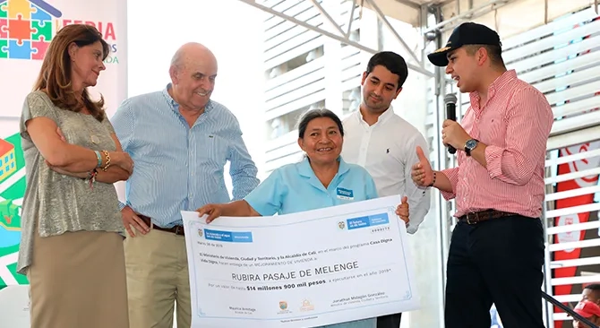 2 mil familias de Cali podran mejorar su vivienda con Casa Digna Vida Digna