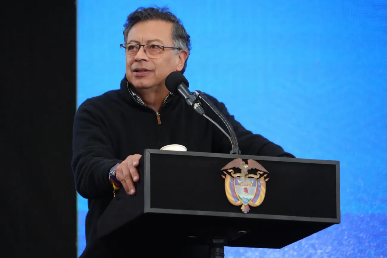 FOTOGRAFÍA, PRESIDENTE GUSTAVO PETRO DURANTE EVENTO DE PRESENTACIÓN DEL DECRETO 1381 DE 2024