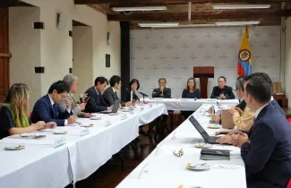 Fotografia reunión con la misión de la Agencia de Cooperación Internacional de Japón – JICA