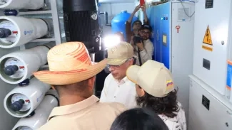 FOTOGRAFIA ENTREGA PLANTA DESALINIZADORA URIBIA, LA GUAJIRA 04