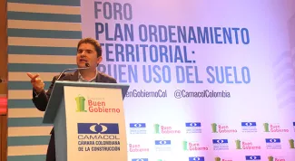 Minvivienda participa en el foro “Plan de Ordenamiento Territorial: buen uso del suelo”, que se realiza en Bogotá