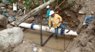 Minvivienda reporta avance de obras para el acueducto en Mocoa