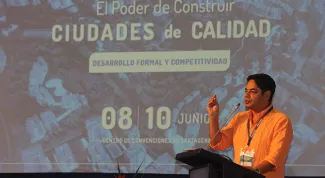 Con llamado a una politica de vivienda sostenible Viceministro Herrera instalo el Congreso de Camacol 2016