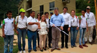 Gobierno Santos cumplio con la reconstruccion de Salgar en tiempo record