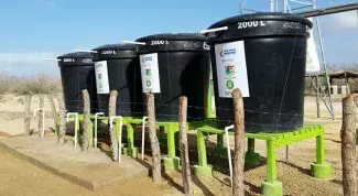 El agua potable llega hoy a Porshina con gran movilizacion del gobierno en la Alianza por el Agua y la Vida en La Guajira